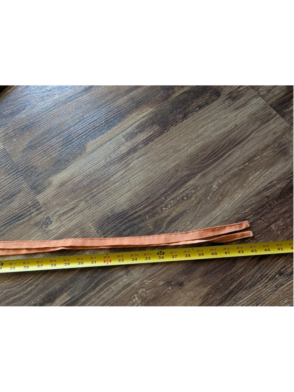 Women's Tea length Orange Circle Rehearsal / Costume Skirt with Adjustable Ties - Picture 14 of 14
